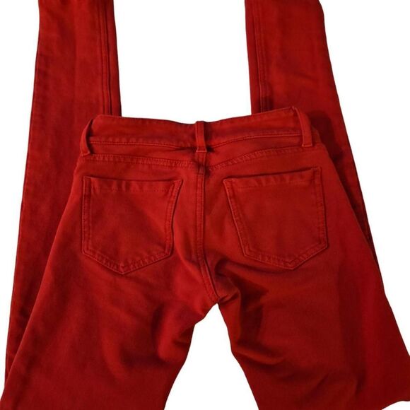 Vanilla-Star Juniors Red Skinny Jeans SZ S - Picture 2 of 3